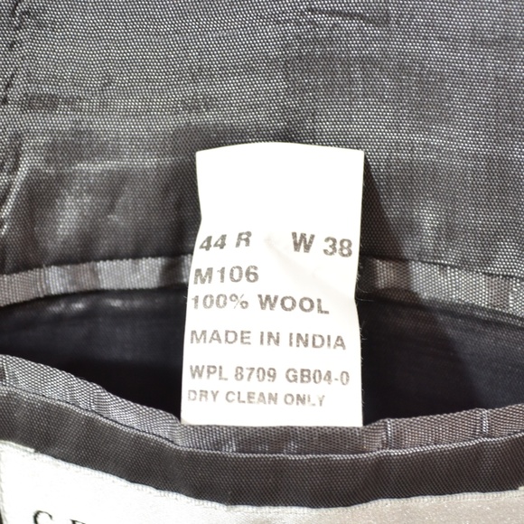 Geoffrey Beene 44R Sport Coat Blazer Suit Jacket G - Picture 8 of 8